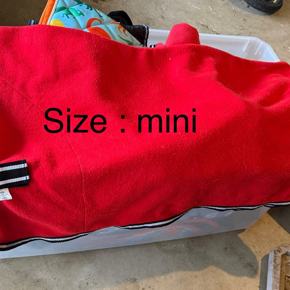 Red Mini horse Coat